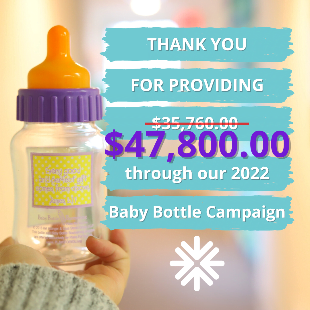 2022 Baby Bottle Campaign Thank You